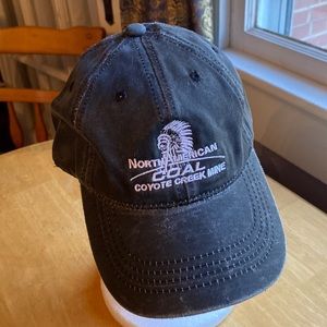 North American Coal baseball style hat distressed in great condition like new